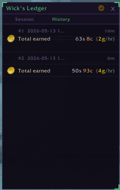 Wick's Ledger in game
